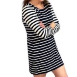 J.Crew 3/4 Sleeve Shift Dress - Striped - Short/Mini - Size Small - Like New
